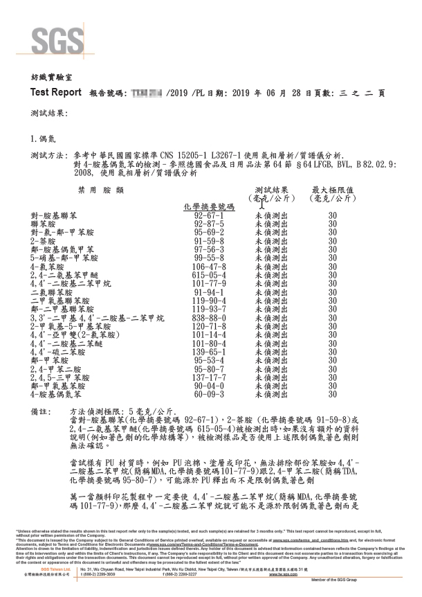 mittag jewelry使用通過SGS 23項無毒認證測試