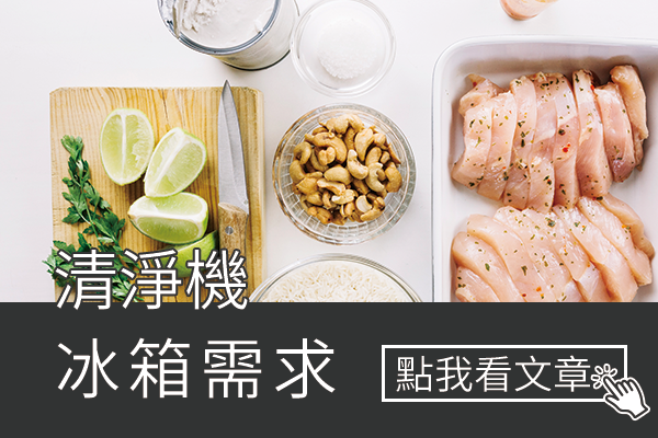 清淨機 冰箱需求