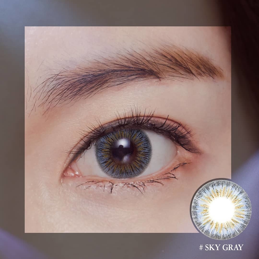 「1+1｣LENSME Happy Night #Gray 1month/ 2p