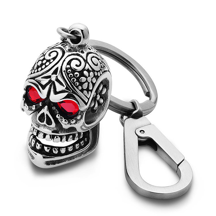 末日骷髏鑰匙圈