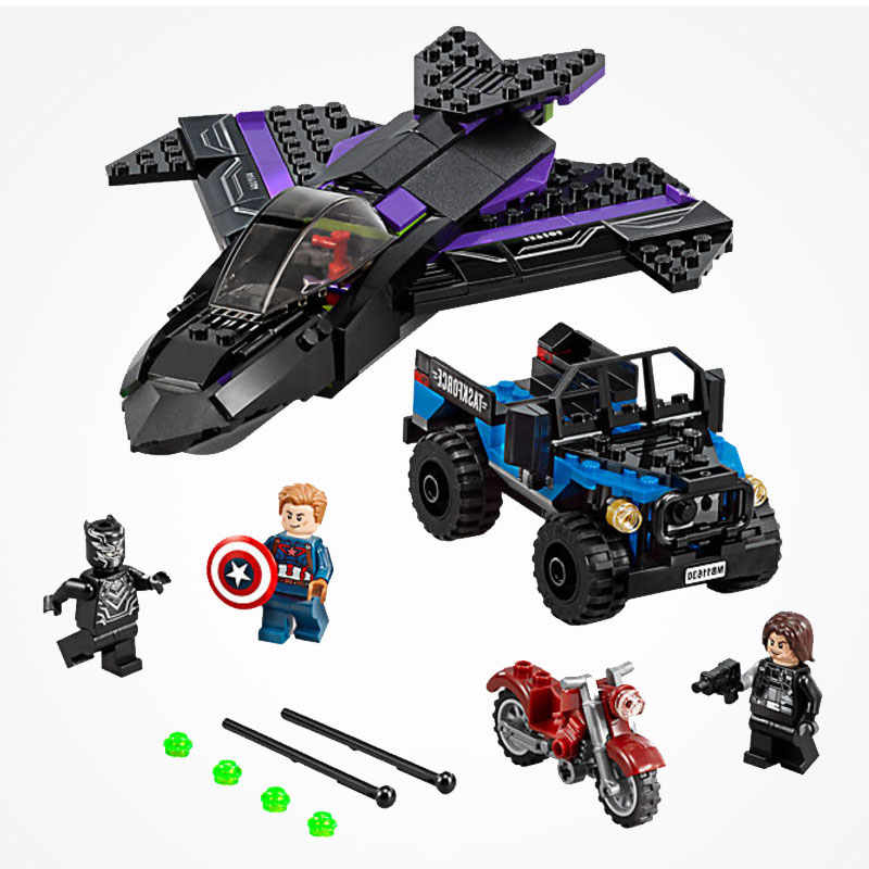 Black Panther Pursuit Avengers Marvel Super Heroes Fit Lego Blocks NO BOX DL7122
