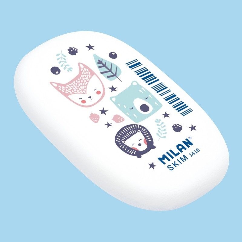 MILAN橢圓橡皮擦1416_小清新(4款隨機出貨)