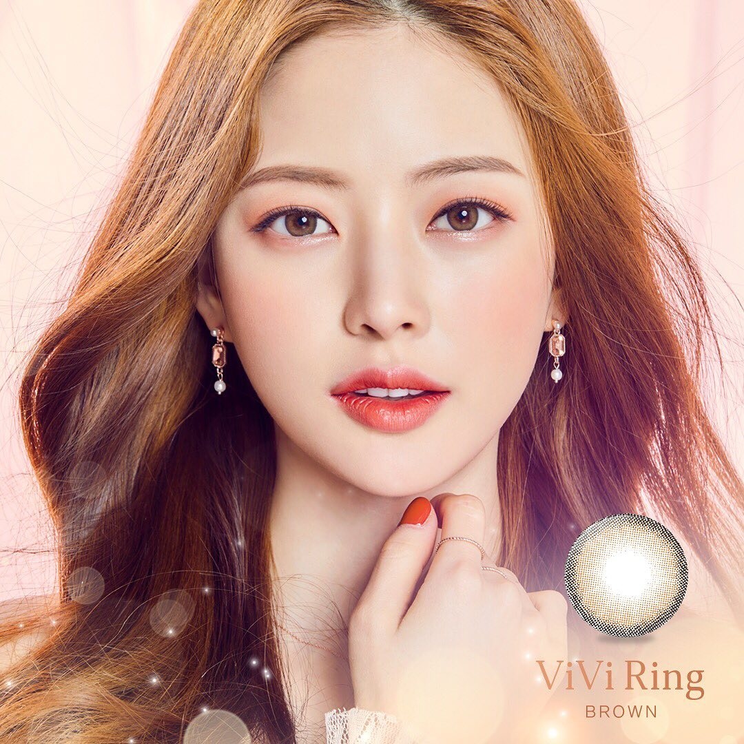 「1+2 ｣ OLENS ViVi Ring Brown 1month/ 2p