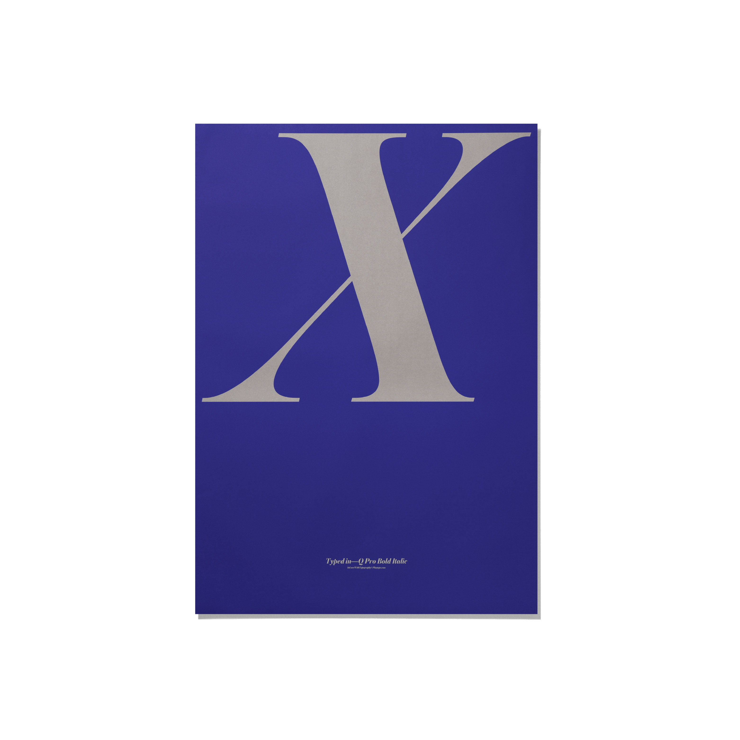 瘋字體 5 - X / 海報 by Playtype