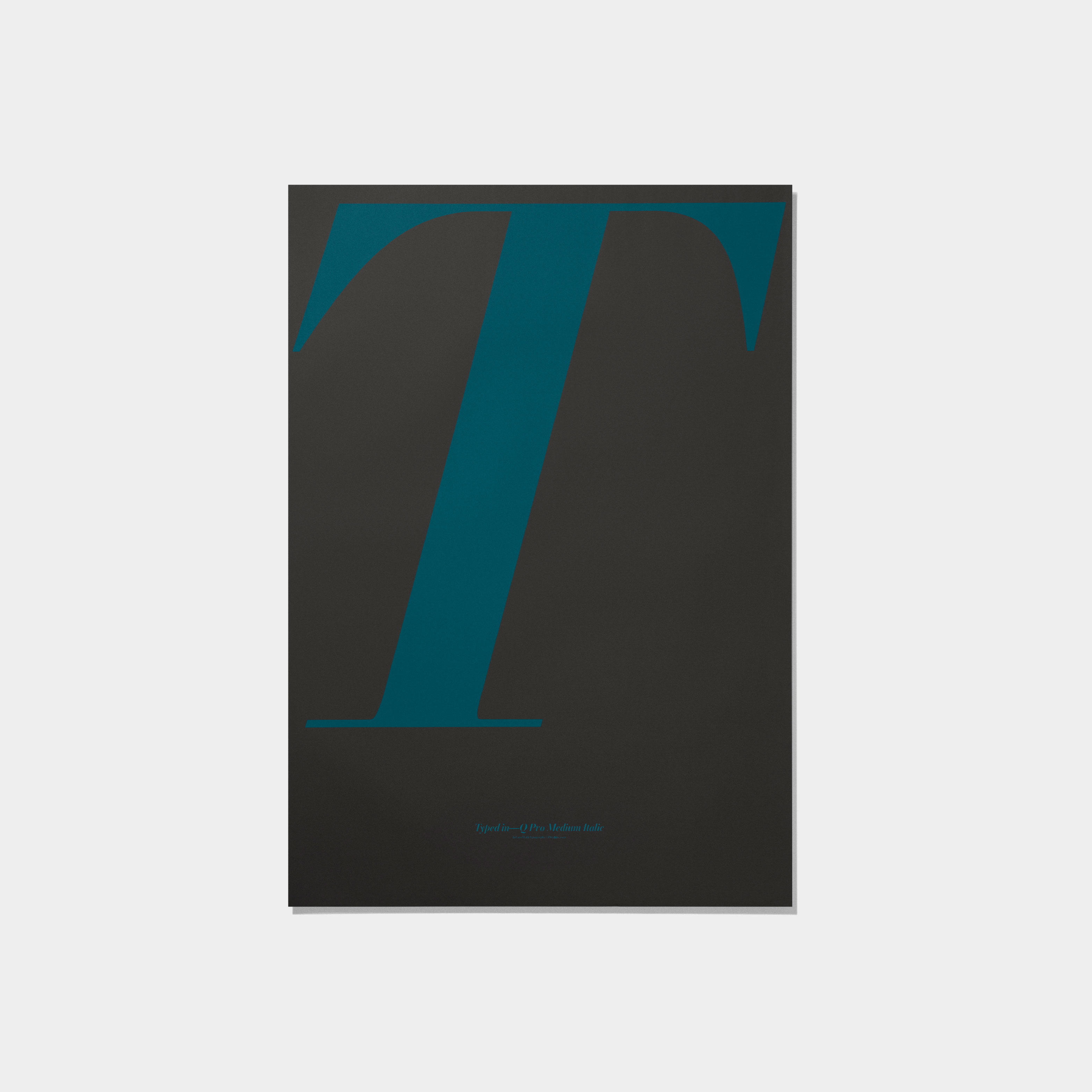 瘋字體 5 - T / 海報 by Playtype