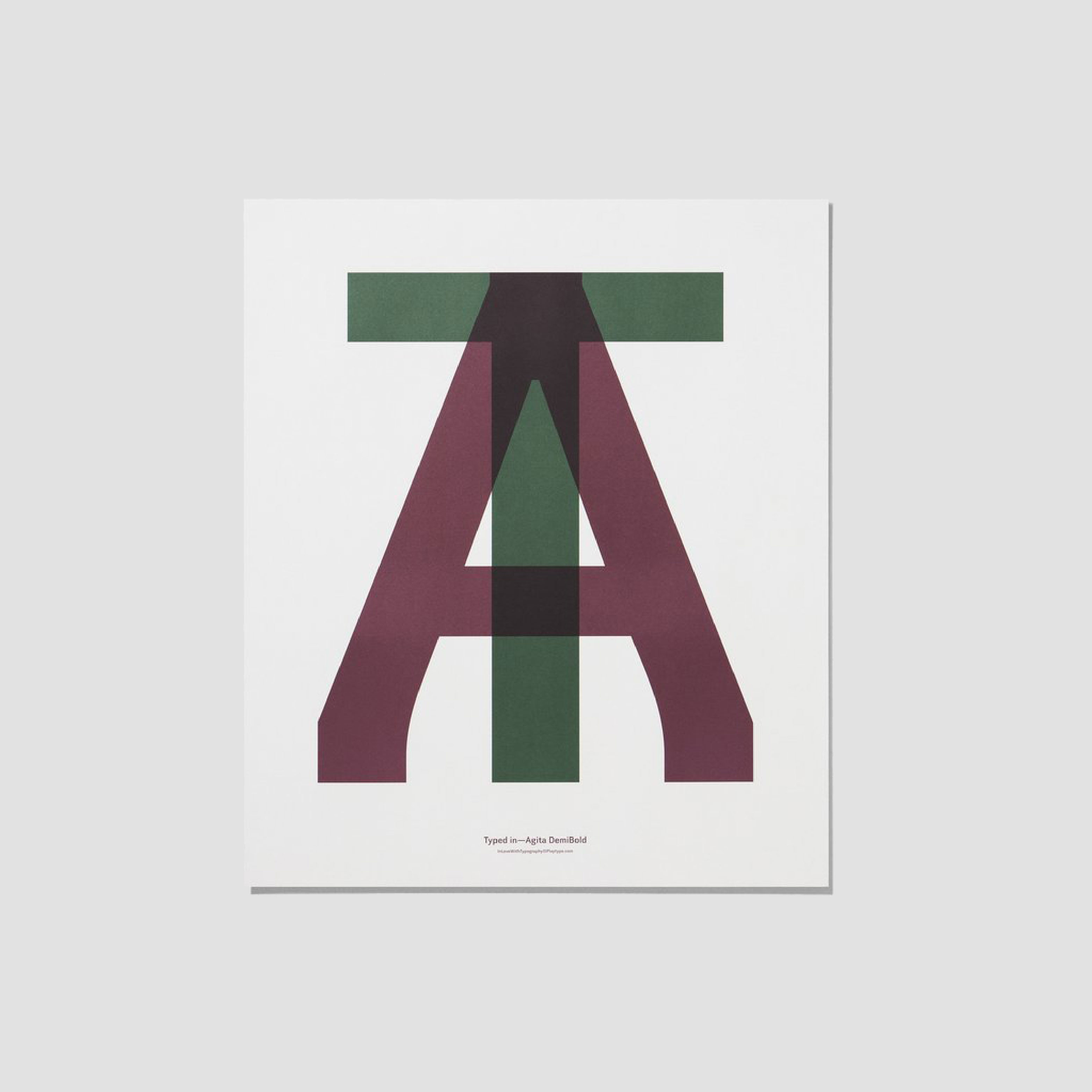 瘋字體 1 - AT / 海報 by Playtype