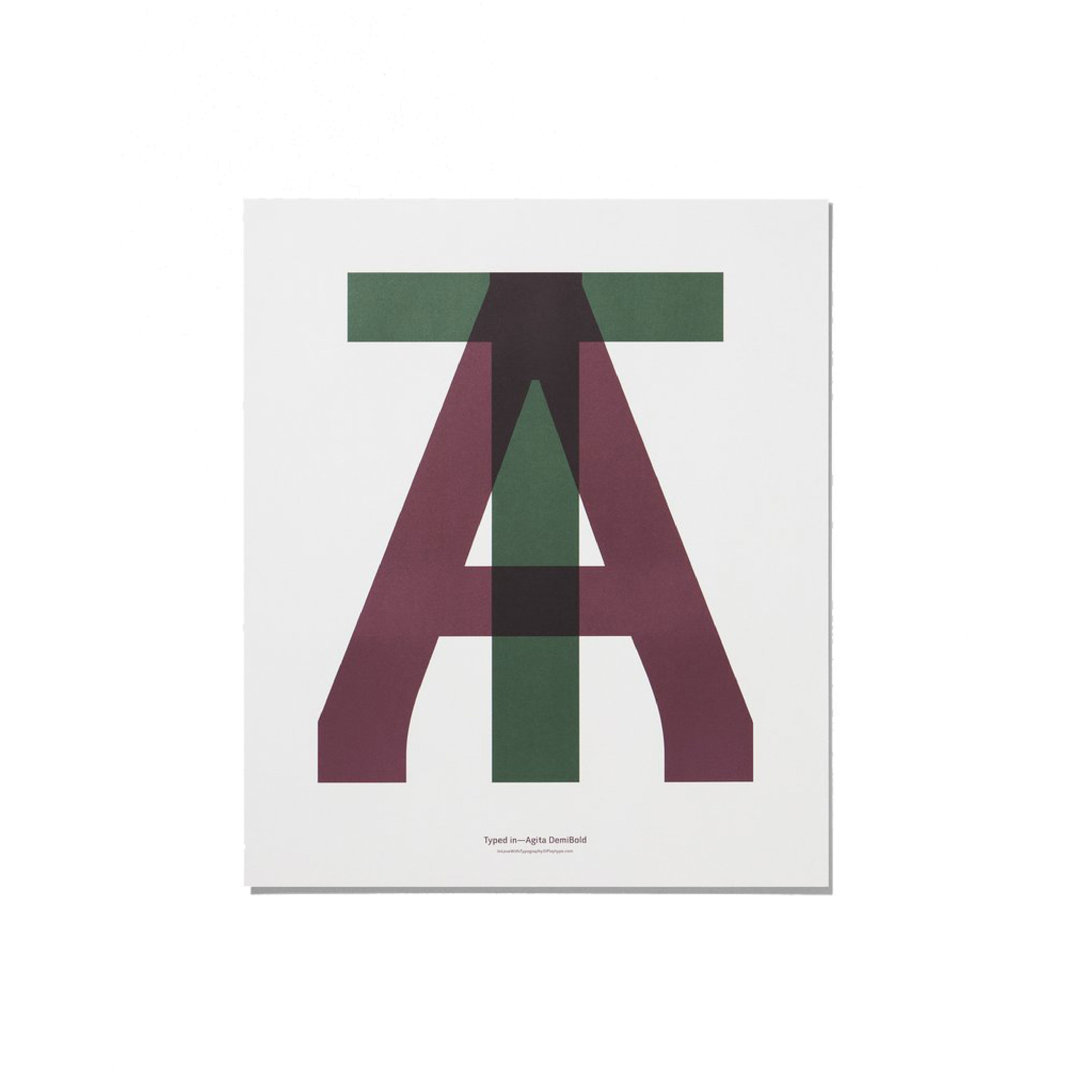 瘋字體 1 - AT / 海報 by Playtype