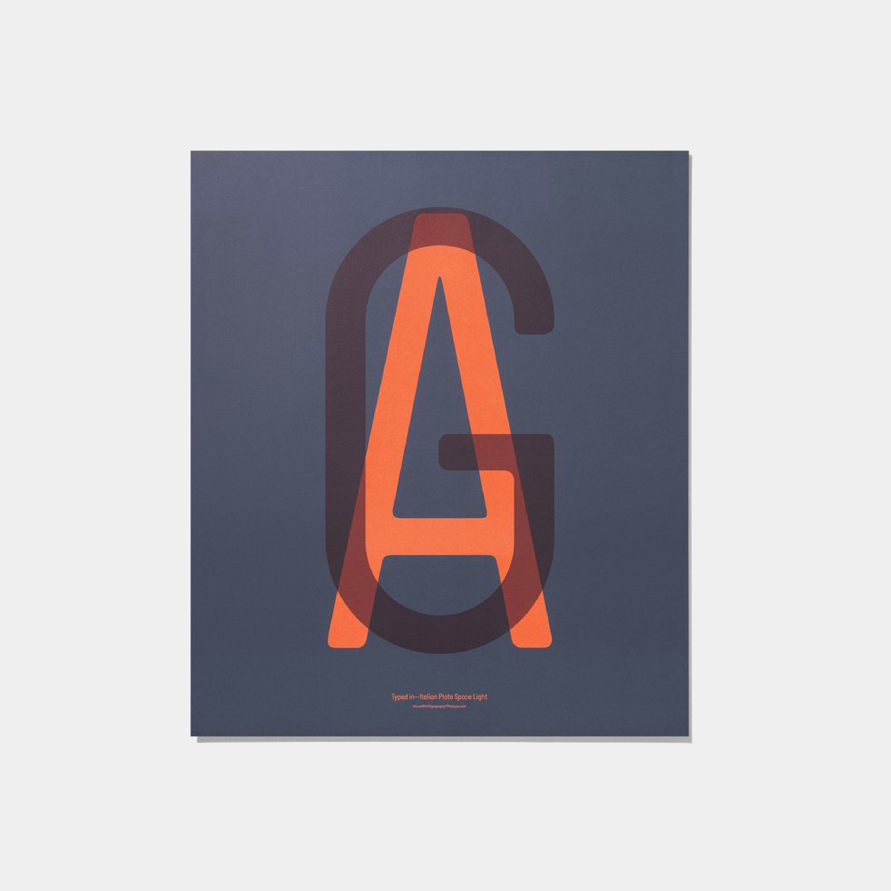 瘋字體 1 - AG / 海報 by Playtype