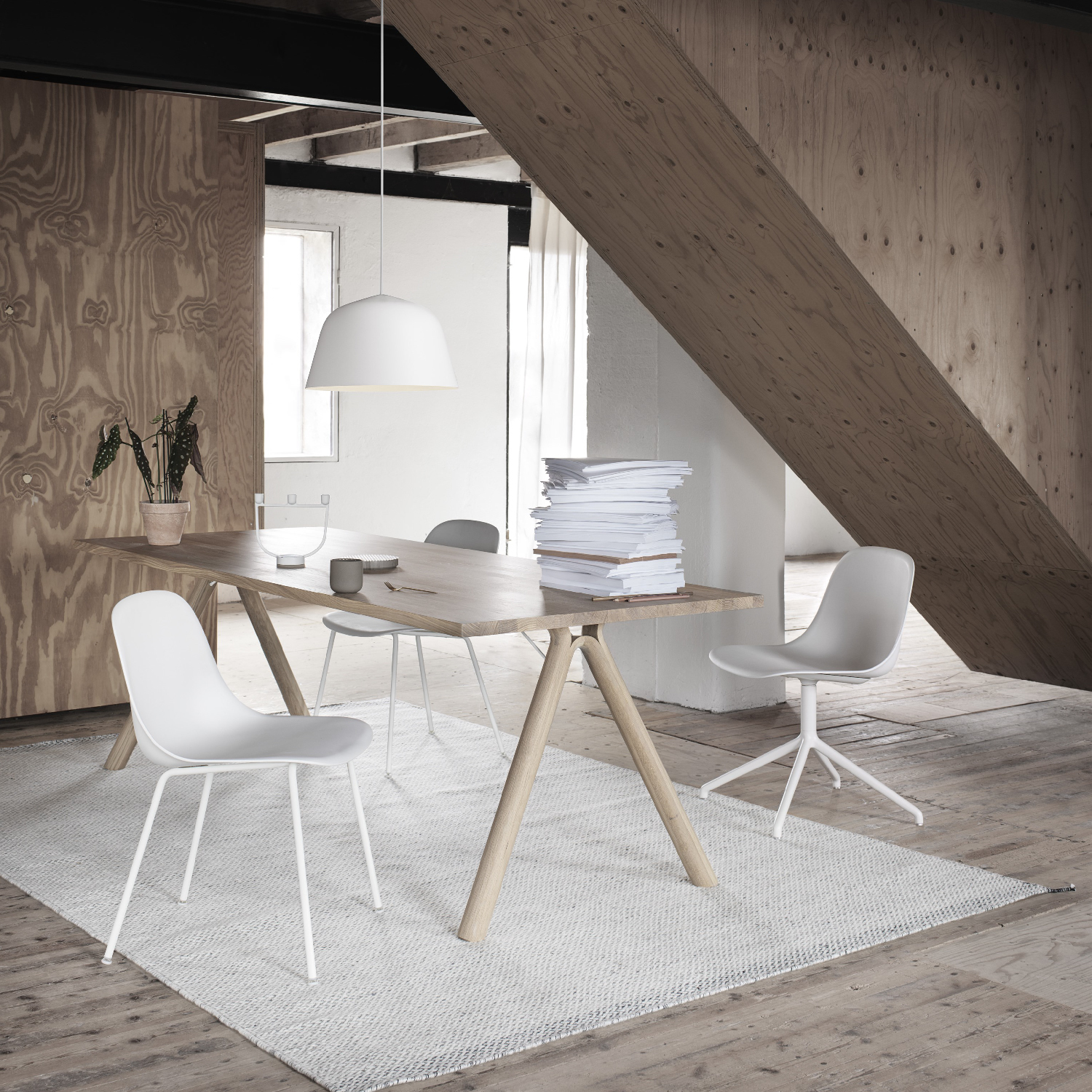 (預購) 木纖 / 鋼腳單椅 by Muuto