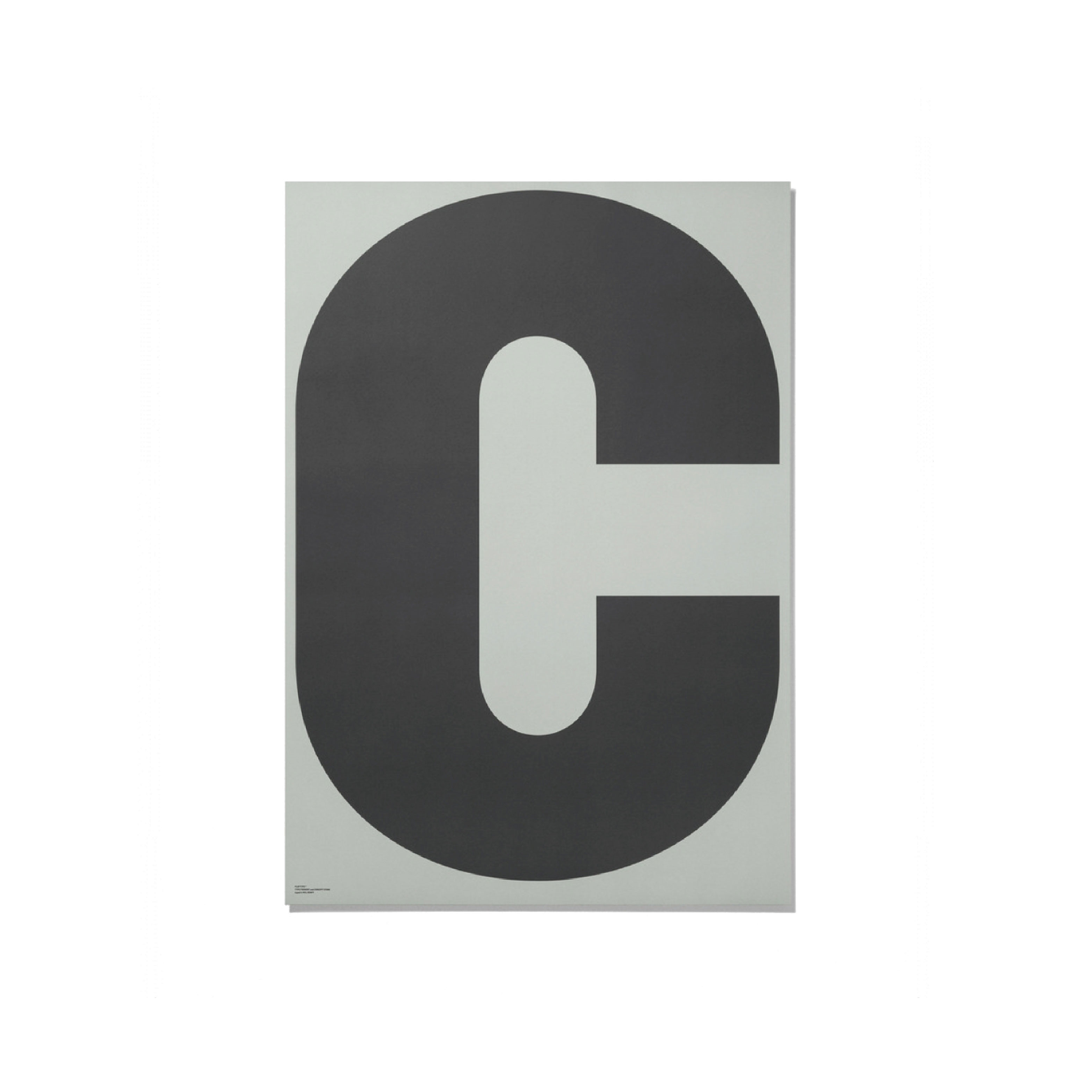 ABCD 海報 - C by Playtype