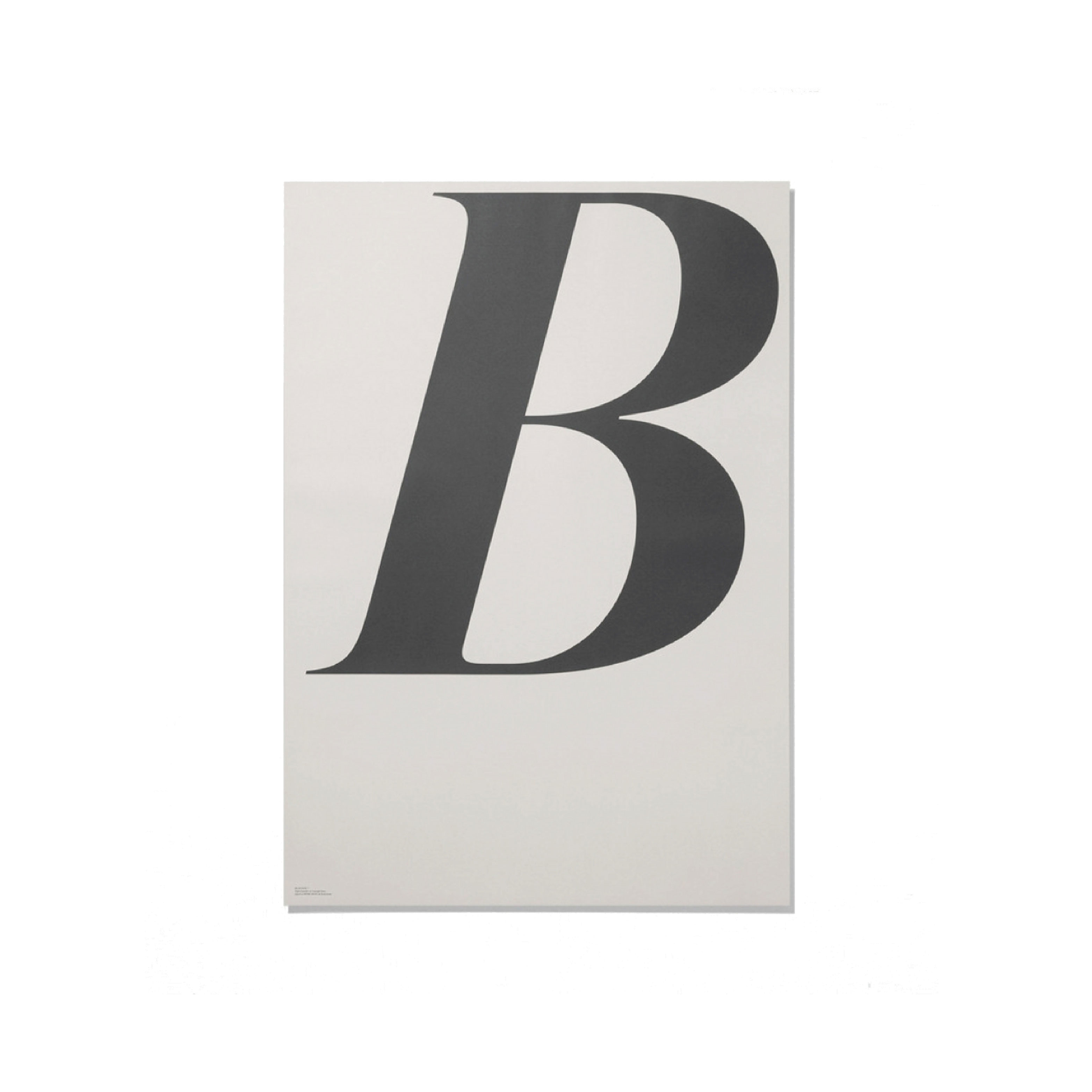 ABCD 海報 - B by Playtype