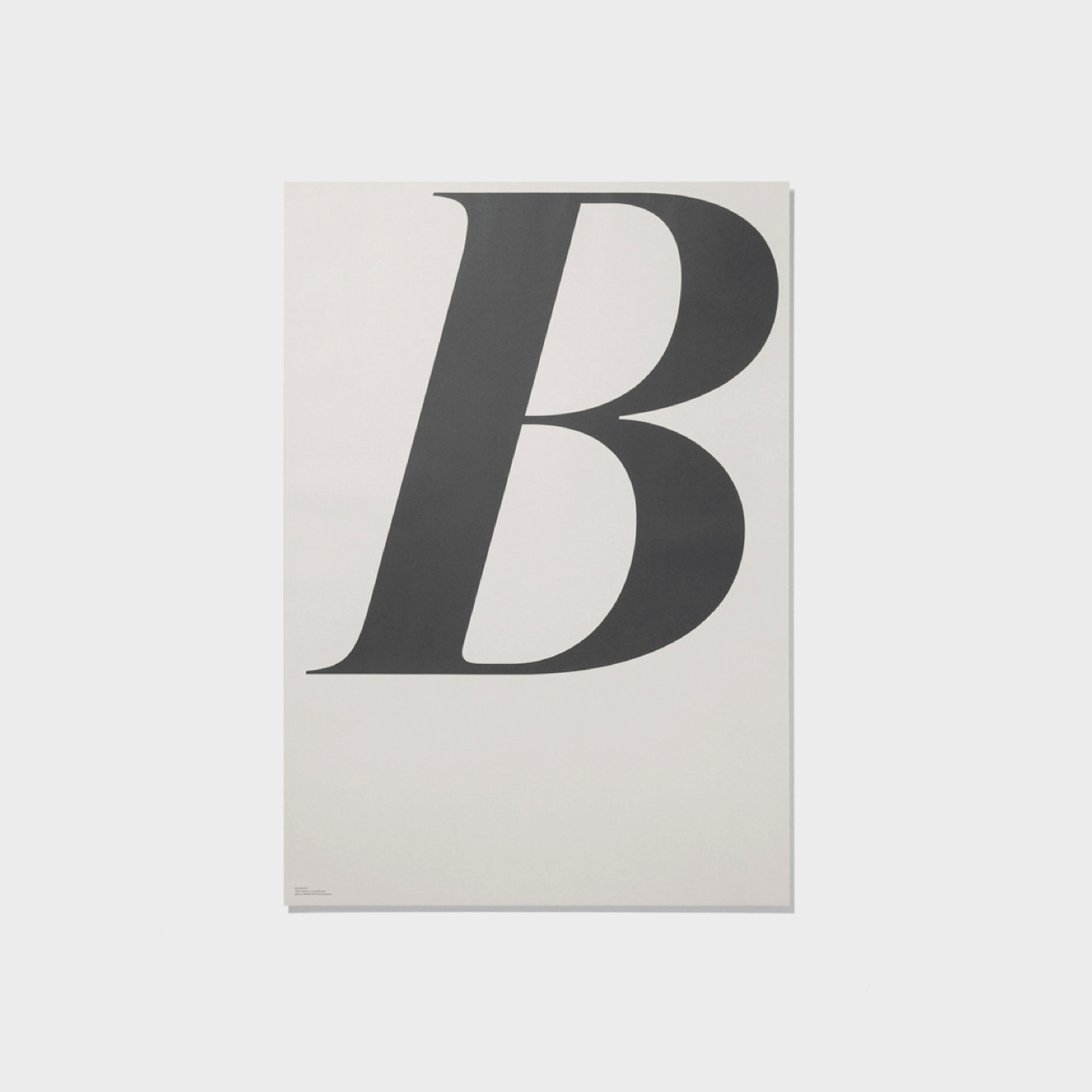 ABCD 海報 - B by Playtype