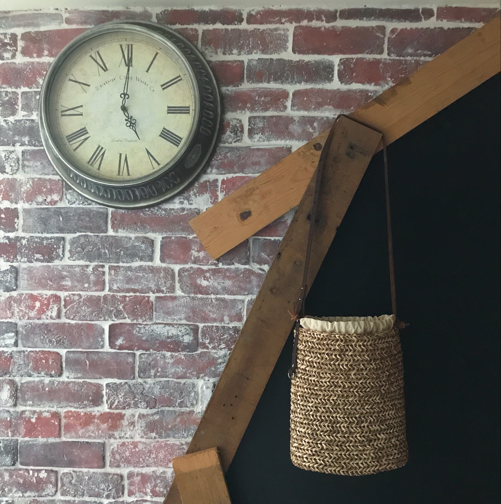 [線製集材料包] #10 魚骨紋兩用包