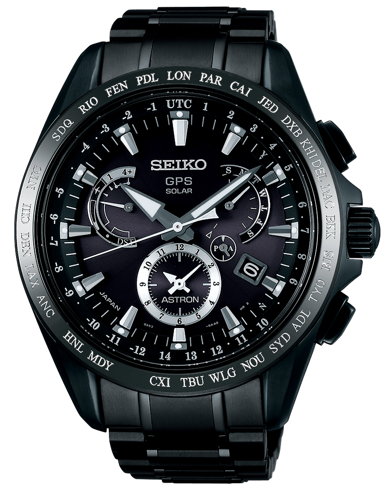 萬年鐘錶 - SEIKO ASTRON GPS  鈦金屬男錶  SSE049J1 / 8X53-0AB0SD 錶徑45MM