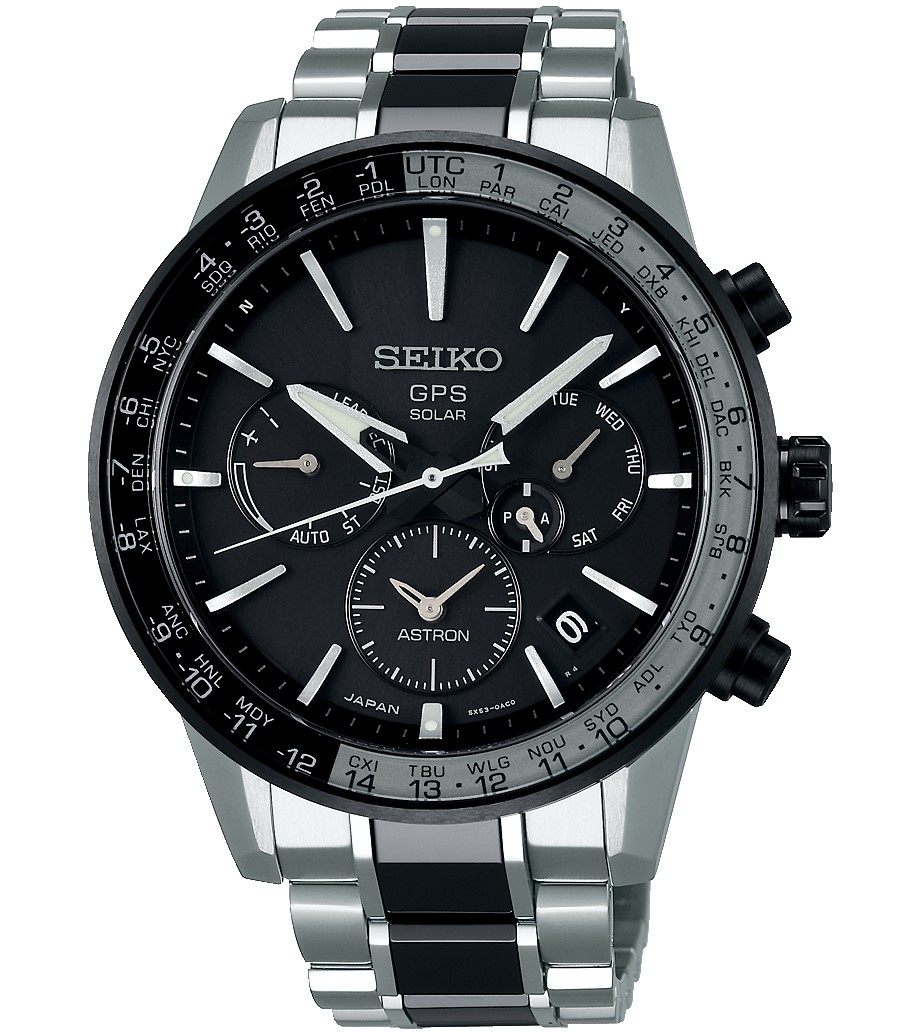 萬年鐘錶 - SEIKO ASTRON GPS  鈦金屬男錶 SSH011J1 / 5X53-0AD0D   錶徑42.9MM