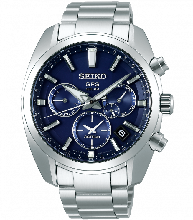 萬年鐘錶 - SEIKO ASTRON GPS  衛星對時男錶  SSH019J1 / 5X53-0AJ0B    錶徑42.7MM