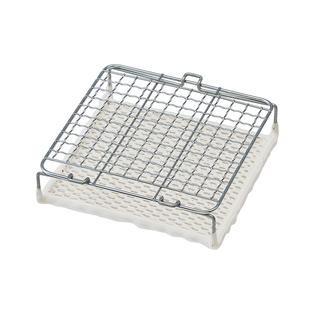 日式金網 陶瓷雙層可拆式燒烤網 20cm(中)