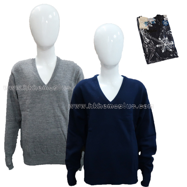 雪花牌: 童裝純羊毛套頭長袖外套 (4-16碼)