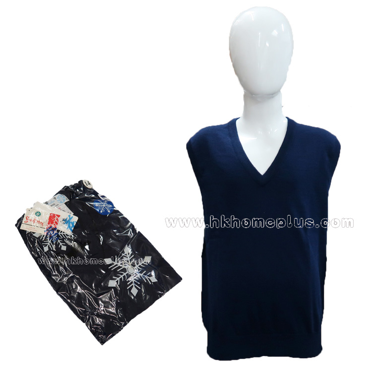 雪花牌: 童裝純羊毛套頭背心 (4-16碼)