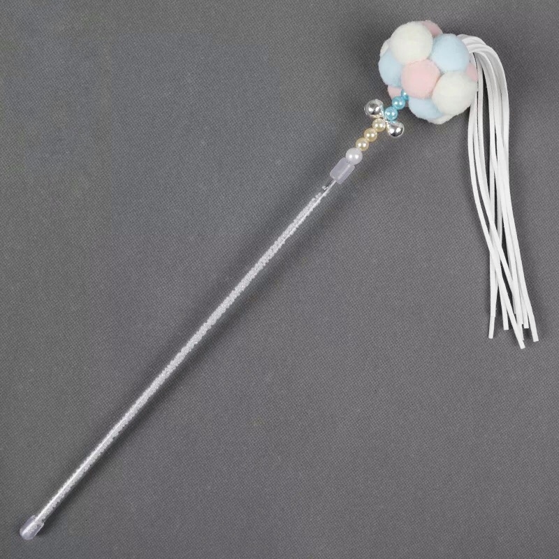 仙女逗貓棒 白色 長40cm