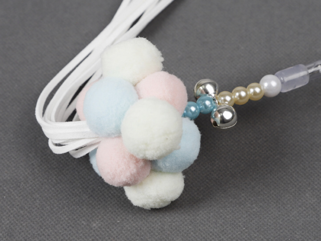 仙女逗貓棒 白色 長40cm