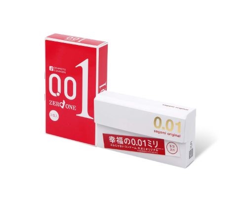 Sagami + Okamoto 0.01 套裝 8 片安全套