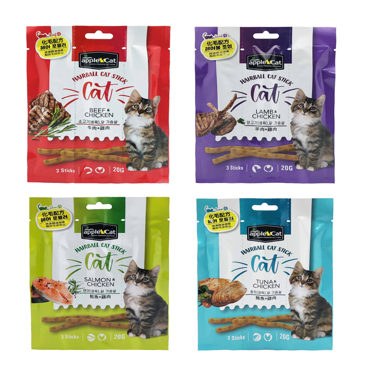 [3包$99]applecat貓咪化毛點心棒20g 貓零食