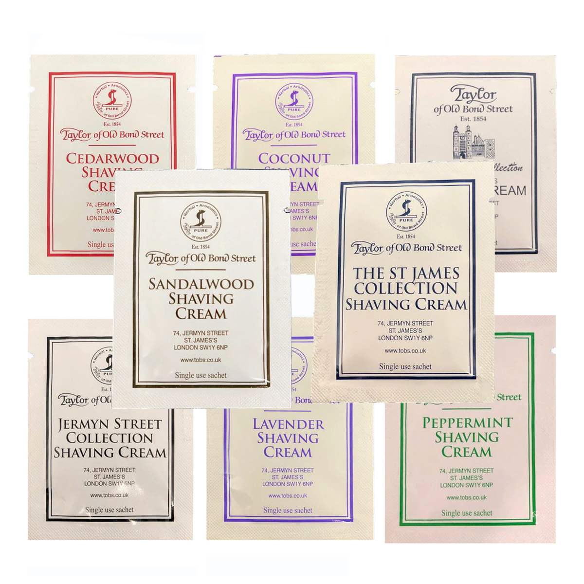 英國 Taylor of Old Bond Street 刮鬍膏（8款 / 旅用包）