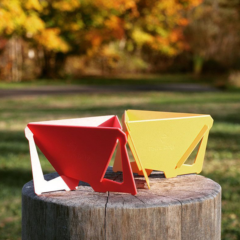 Munieq Tetra Drip  01P 簡約攜帶型濾泡咖啡架- 紅(小)