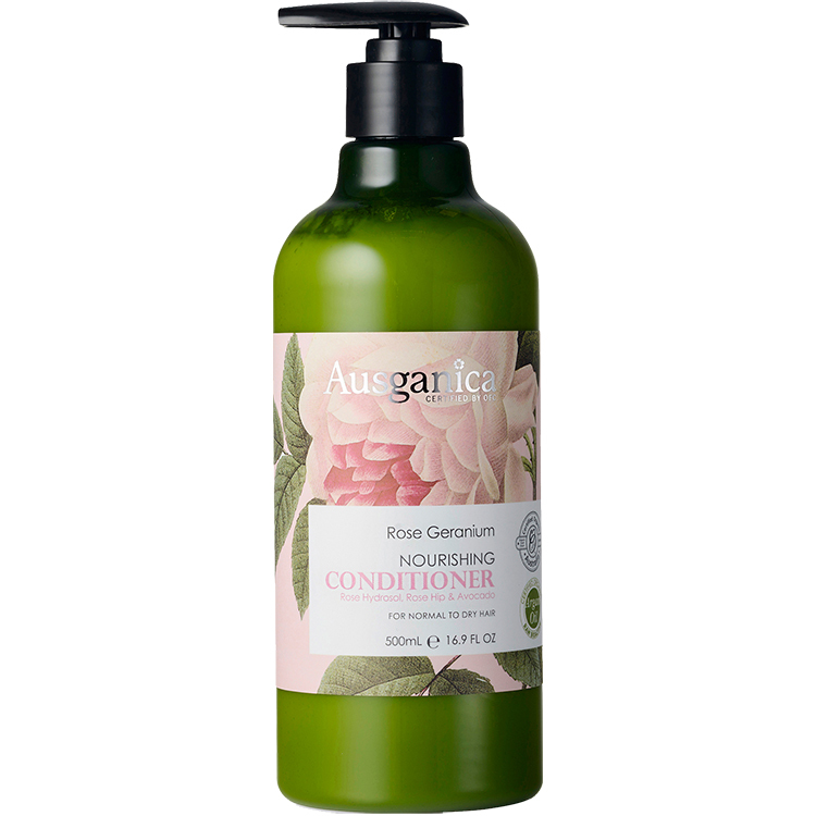 Ausganica 澳潔蕬 玫瑰天竺葵保濕潤絲精500ML/16.9oz