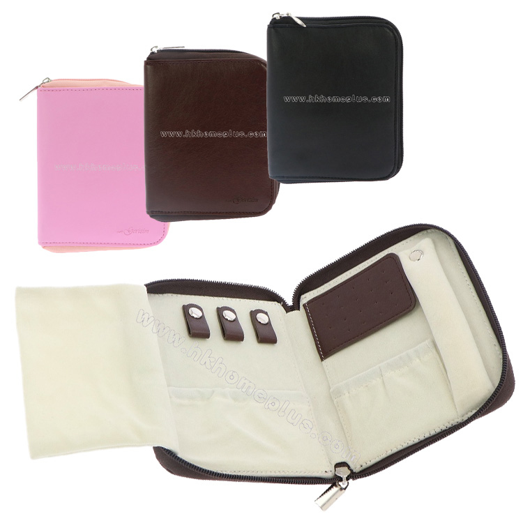 仿皮珠寶首飾收納拉鍊袋