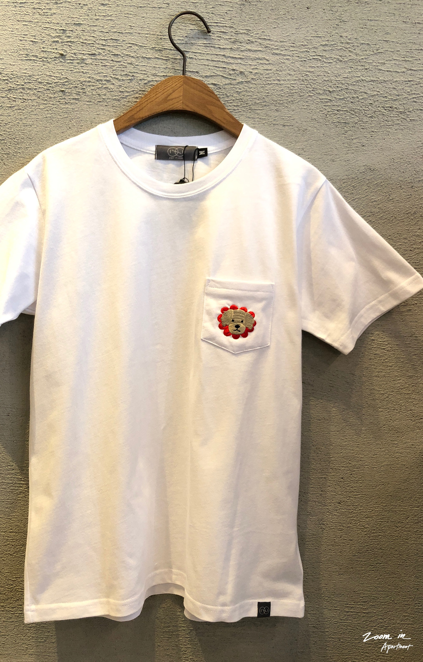 Pooh-bi 『刺繡小pooh口袋上衣』