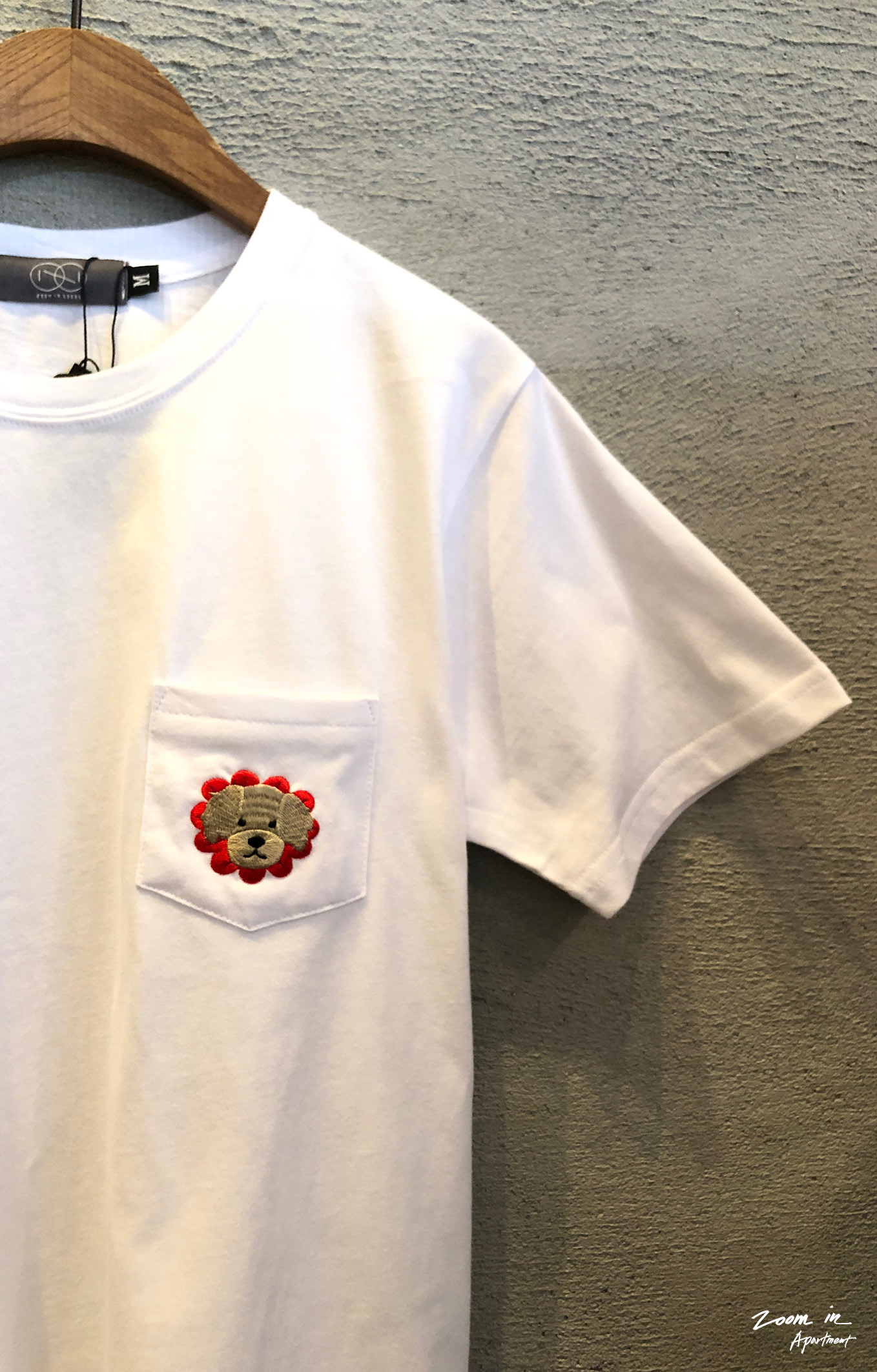 Pooh-bi 『刺繡小pooh口袋上衣』