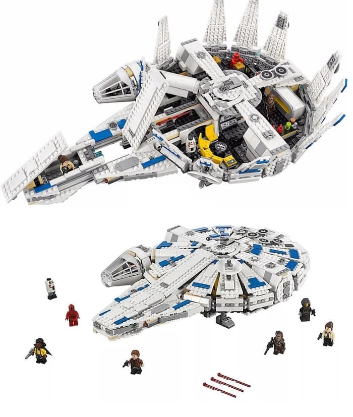 Kessel Run Millennium Falcon Star Wars Building Set Minifigs Fit Lego NO BOX BE10915