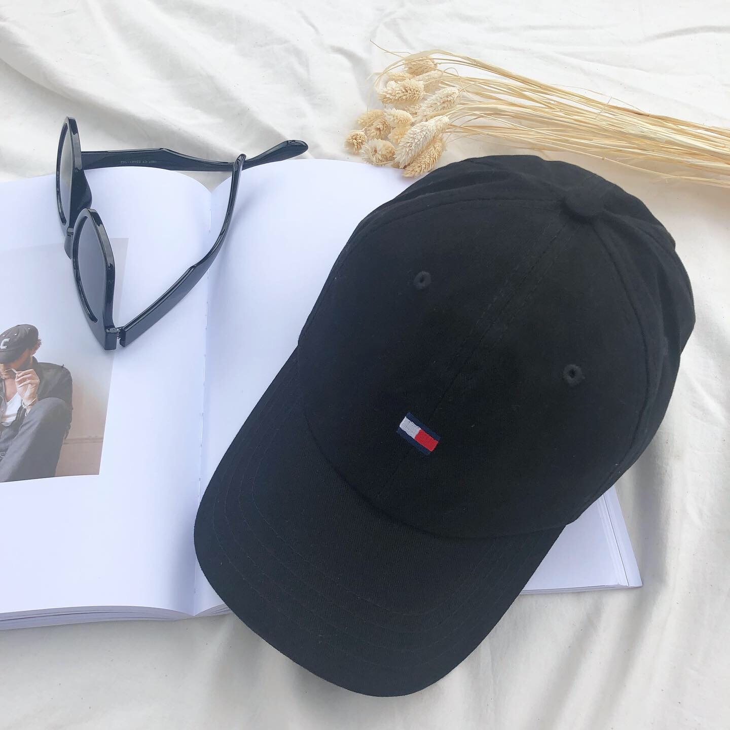 紅白旗水洗老帽/四色