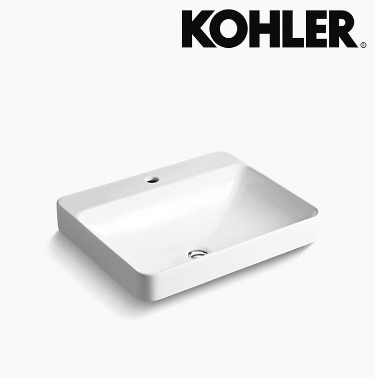 Kohler "Forefront" K-2660X-0 Rectangular Vessel Washbasin with 1 Tap-hole