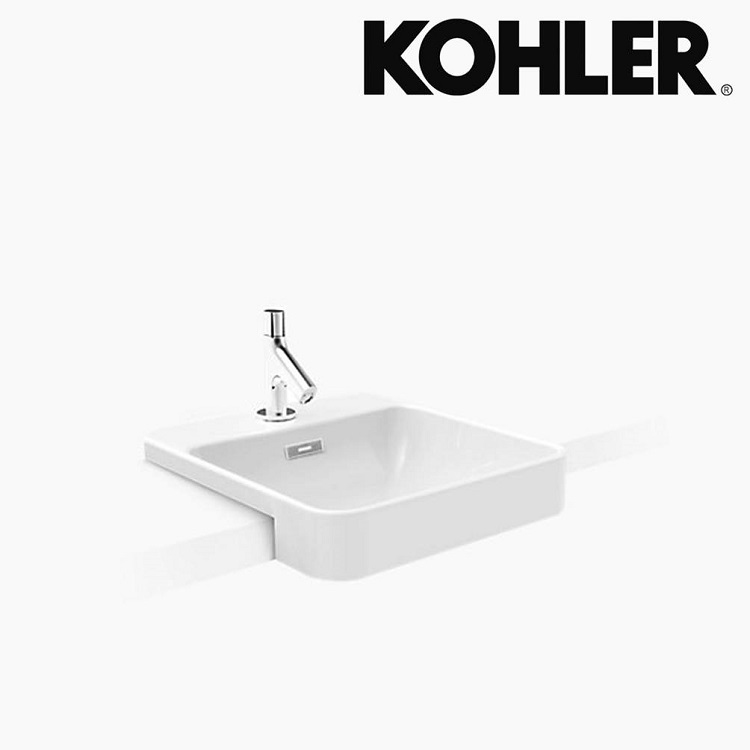 Kohler "Forefront" K-98930X-1-0 Semi-recessed Washbasin with 1 Tap-hole