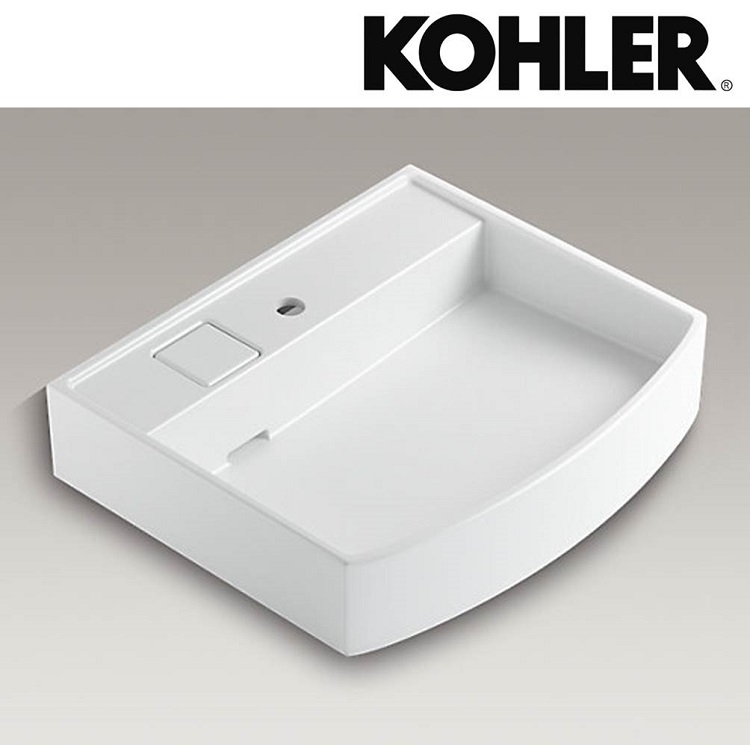 Kohler "Flexispace" K-75836T-B08 + K-96110T-1-0 + K-75853T-NA Vanity Washbasin with 1 Tap-hole with Bathroom Cabinet with Supporting Leg (1 Pair)