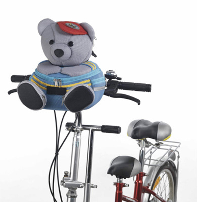 鐵馬生活可愛熊多用途前置(背)包-台灣製造 破盤下殺 OMAX歐妹思購物網