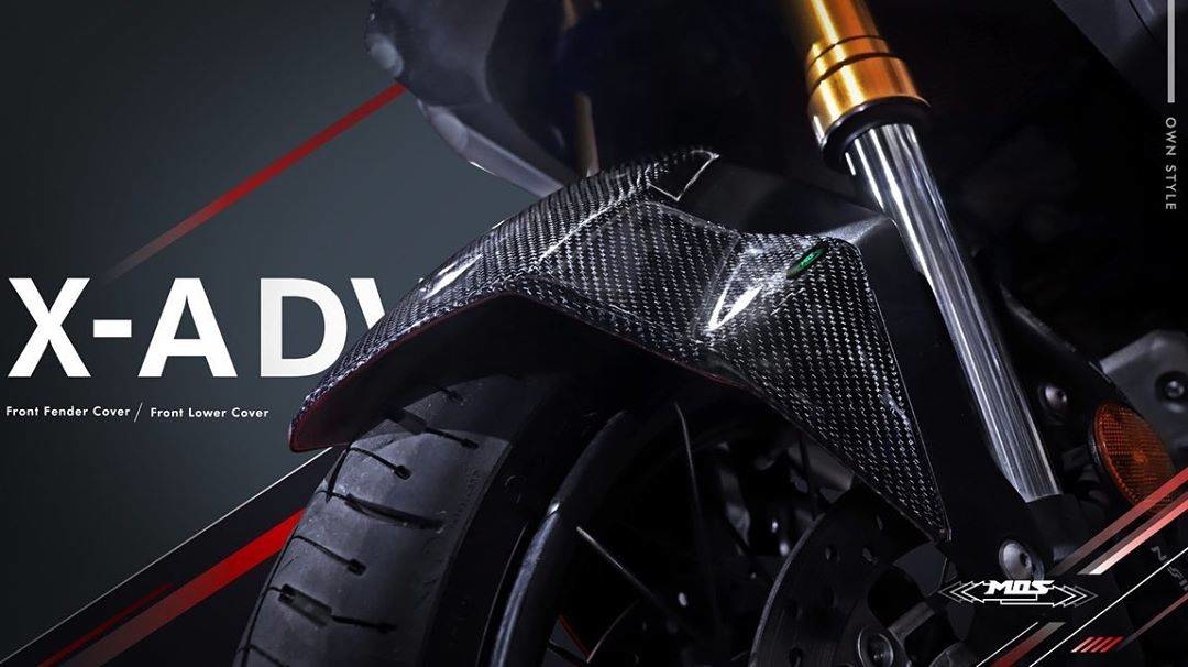 Carbon Fiber Front Fender Cover for Honda X-ADV 750