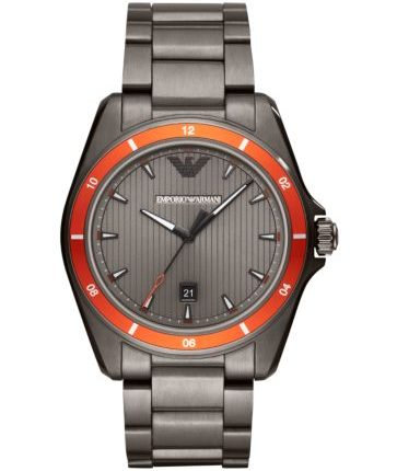 萬年鐘錶 - ARMANI   黑灰休閒系列男錶  AR11178  表徑44MM