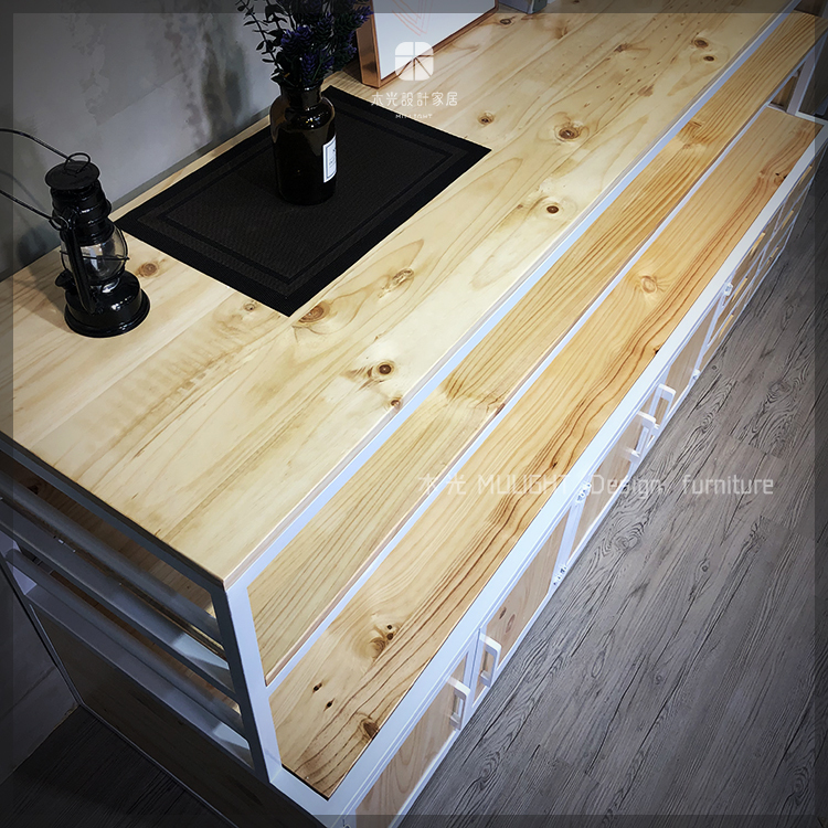 Bianca-純白實木多功能展示櫃|可訂製