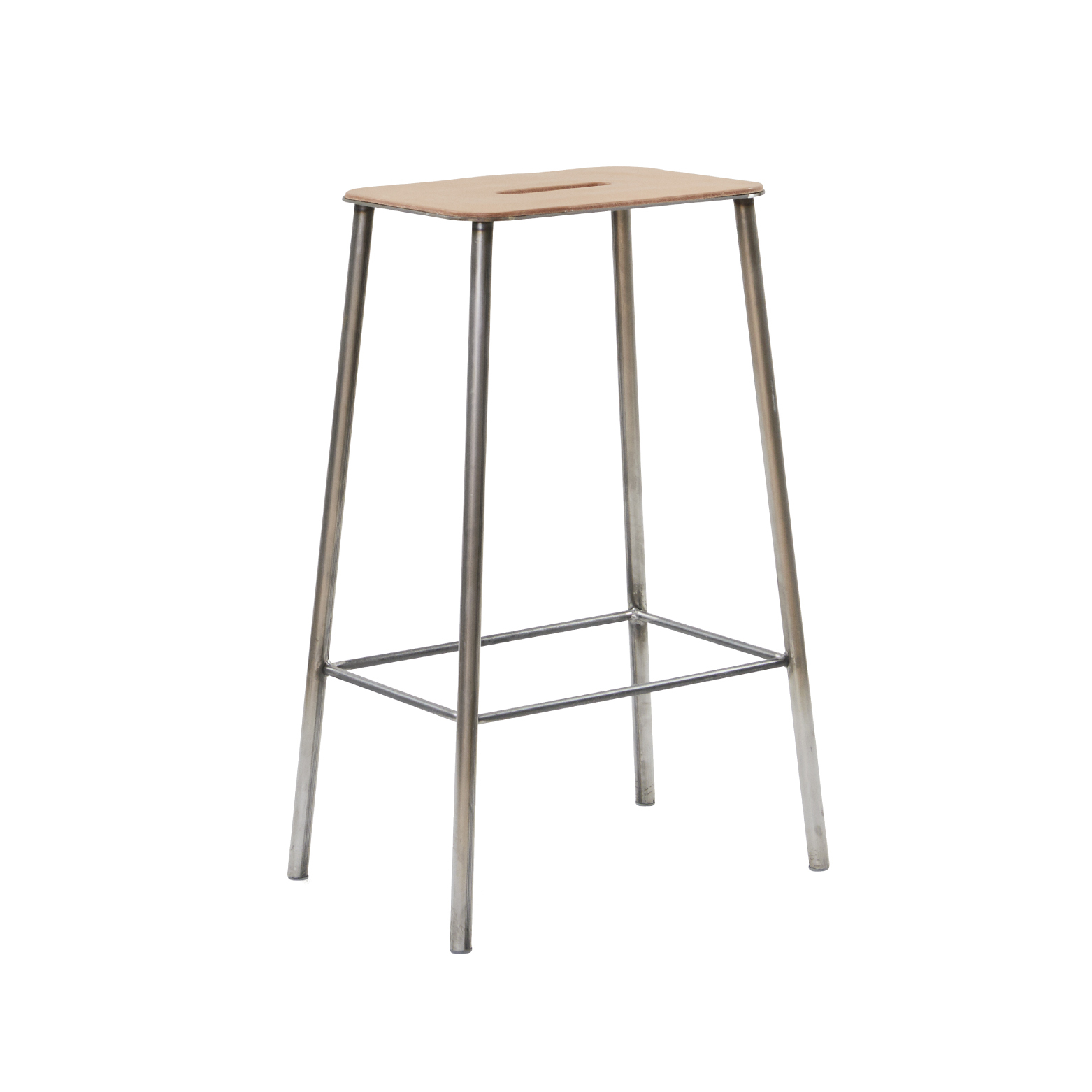 亞當 / 吧台椅 - 皮革椅面 by FRAMA