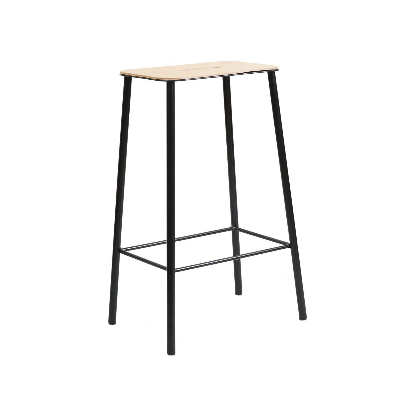 亞當 / 吧台椅 - 皮革椅面 by FRAMA