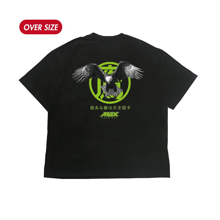 XCMAX 日本飛翔老鷹短T-黑