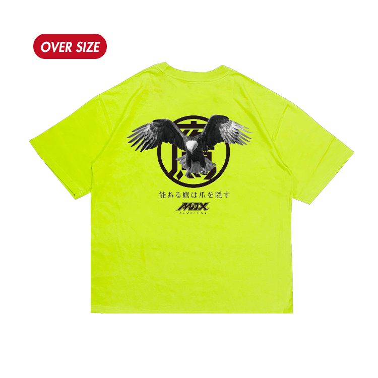 MAXXC 日本飛翔老鷹短T-螢光綠