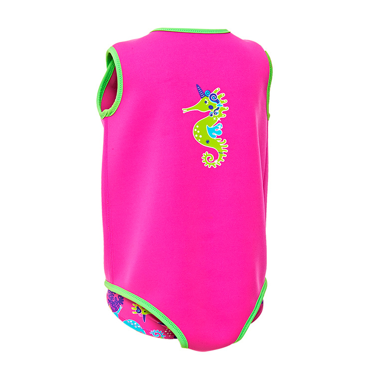 ZOGGS 嬰幼兒《海馬遊樂園》包裹式保暖背心