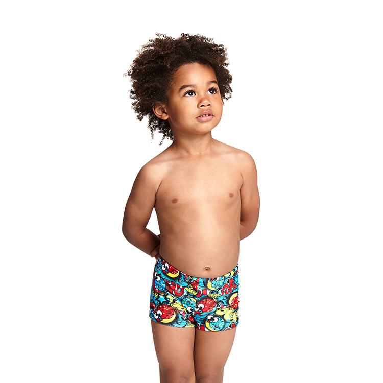ZOGGS 幼童《五彩河豚》四角泳褲
