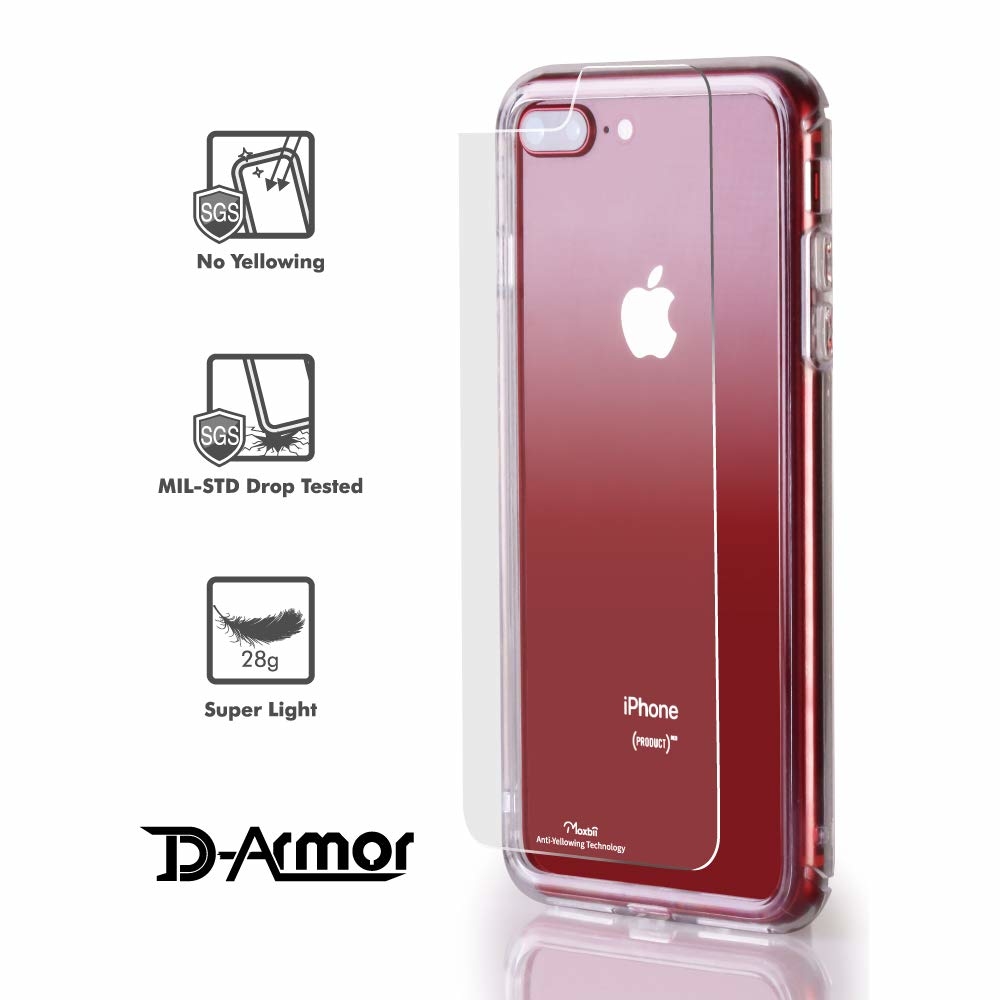 Moxbii iPhone 7/8 Plus D Armor  不變黃軍事防撞殼（香港行貨）