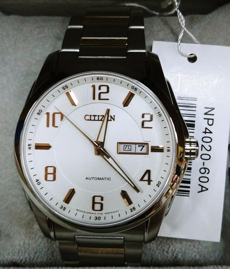 Citizen 男士自動機械手錶 NP4020-60A